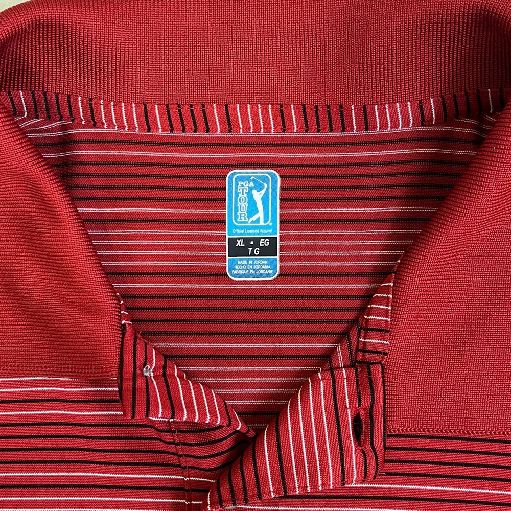 PGA Tour Men's Short Sleeve Golf Polo Shirt Size XL - Picture 3 of 5